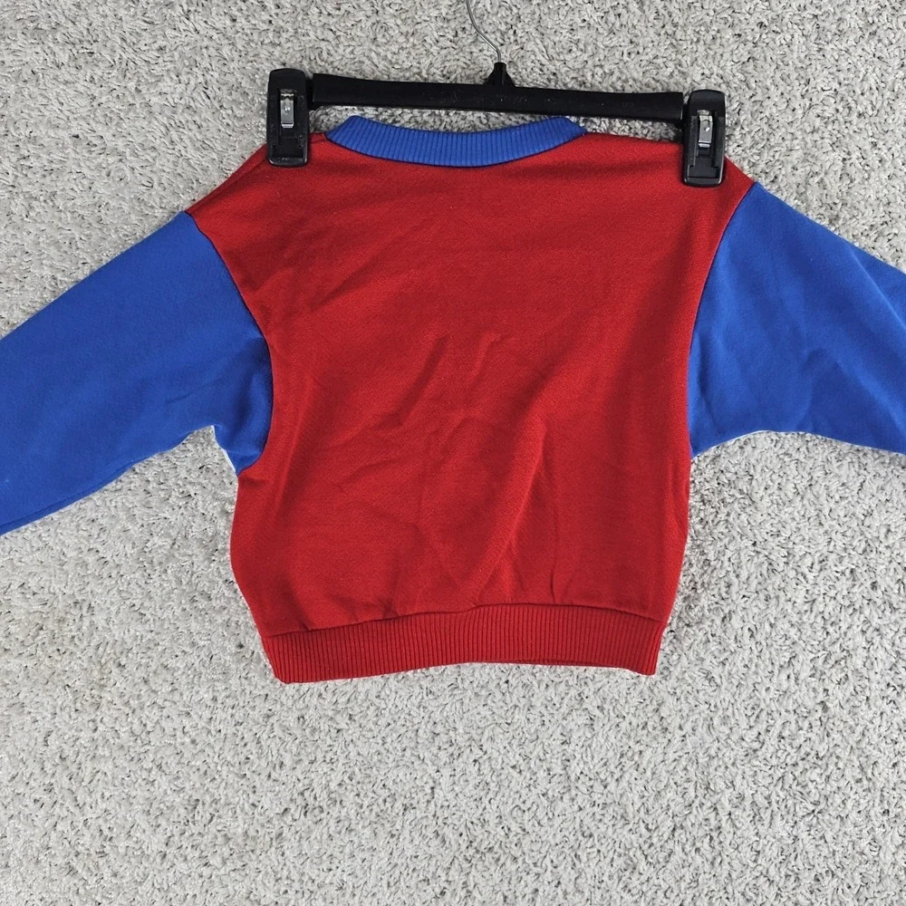 Vintage Carters 1st And 10 Football Crewneck Sweatshirt Size 4T Made USA 80s 90s